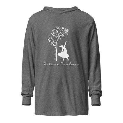 Performance | Hooded Long Sleeve T Shirt | New Creations Dance Company | Alt Logo
