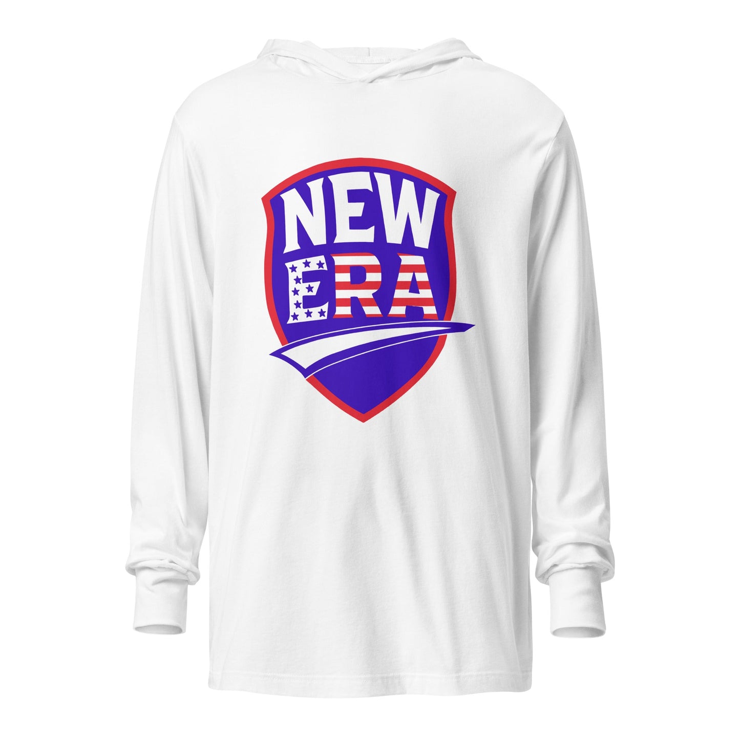 Performance | Hooded Long Sleeve T Shirt | New Era Softball | Badge Logo