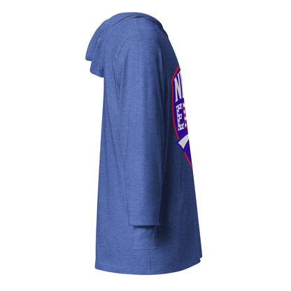 Performance | Hooded Long Sleeve T Shirt | New Era Softball | Badge Logo