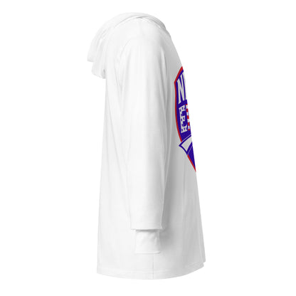 Performance | Hooded Long Sleeve T Shirt | New Era Softball | Badge Logo