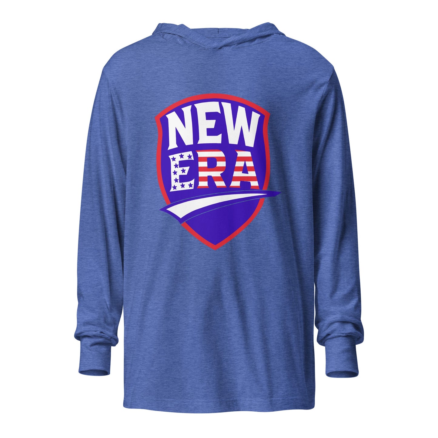Performance | Hooded Long Sleeve T Shirt | New Era Softball | Badge Logo