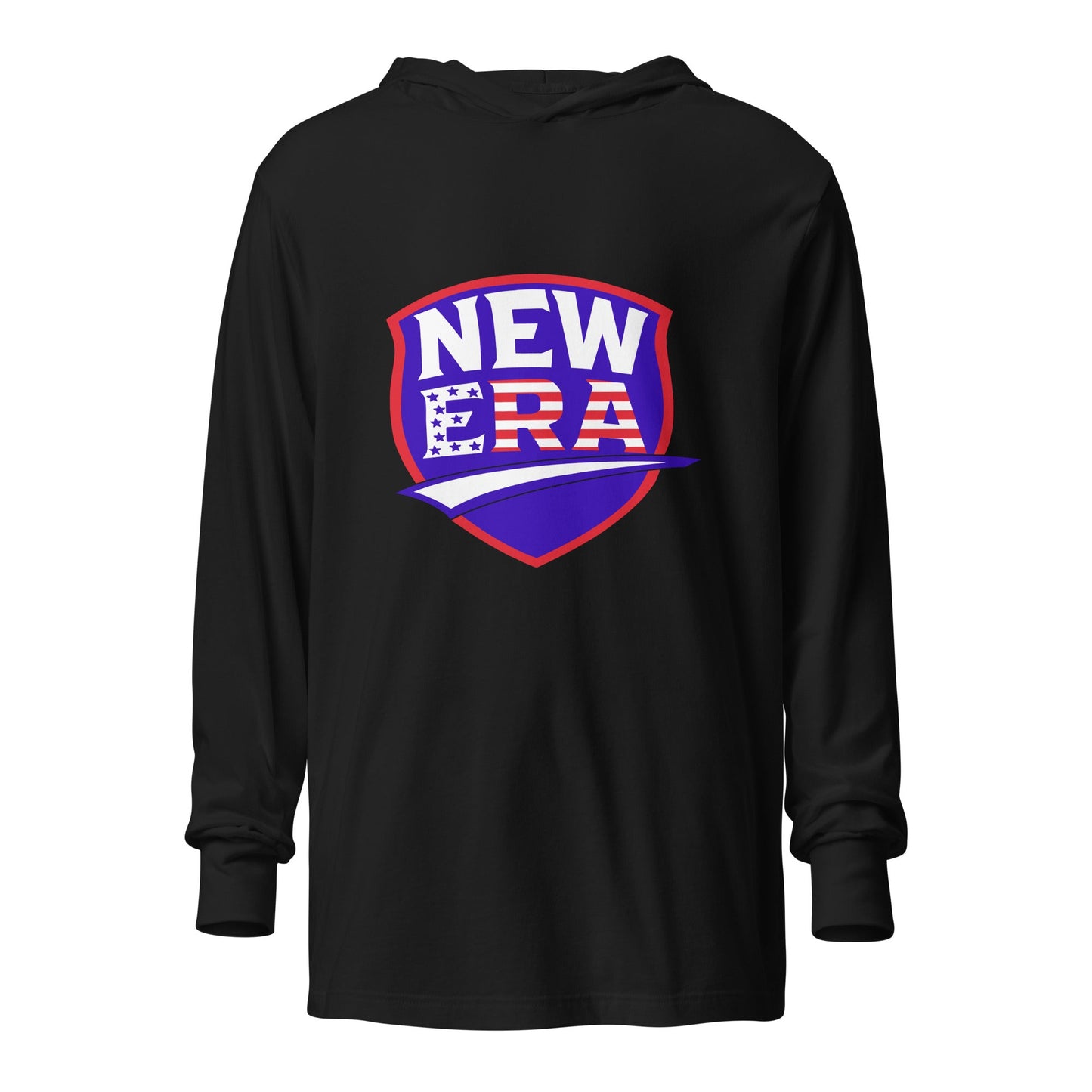 Performance | Hooded Long Sleeve T Shirt | New Era Softball | Badge Logo