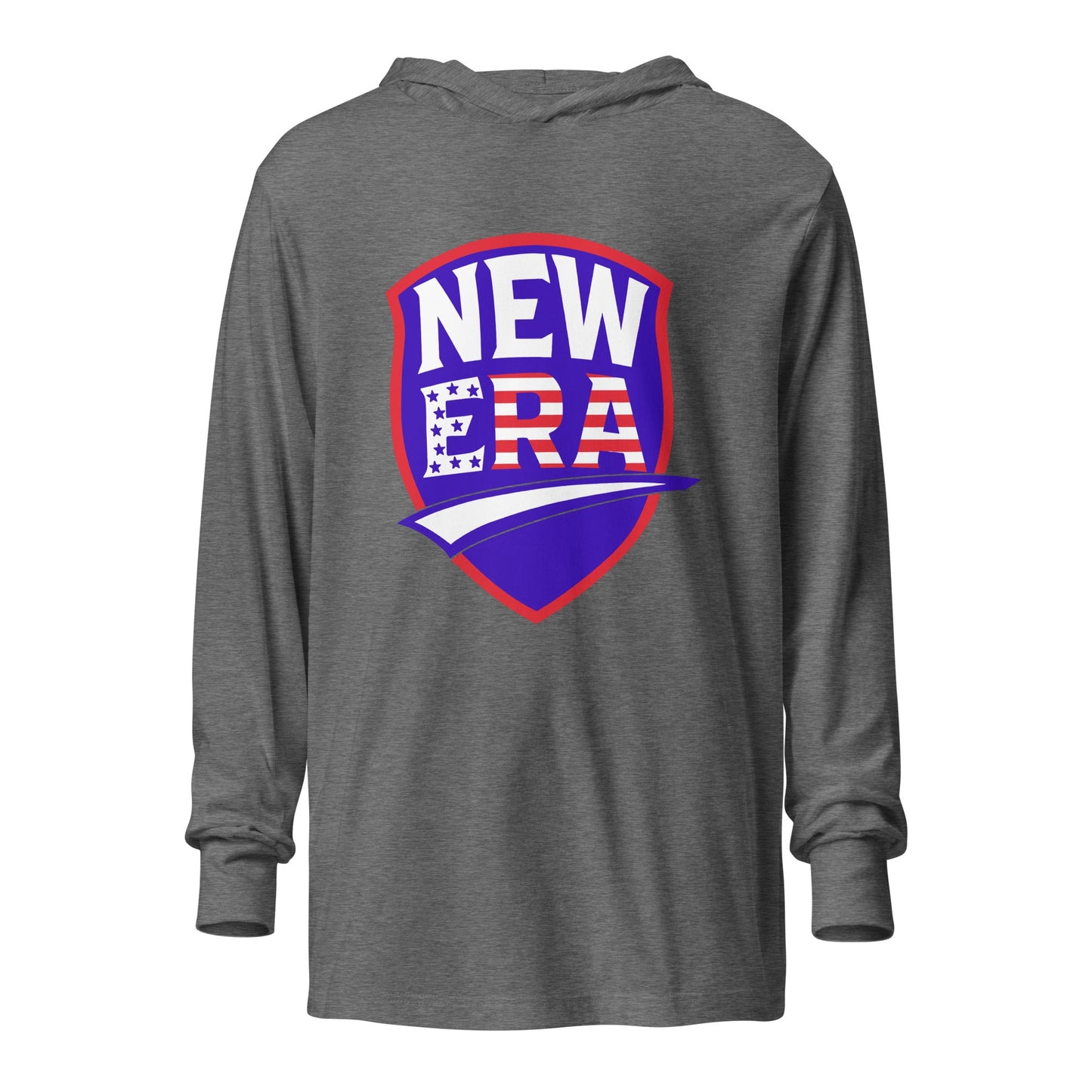 Performance | Hooded Long Sleeve T Shirt | New Era Softball | Badge Logo