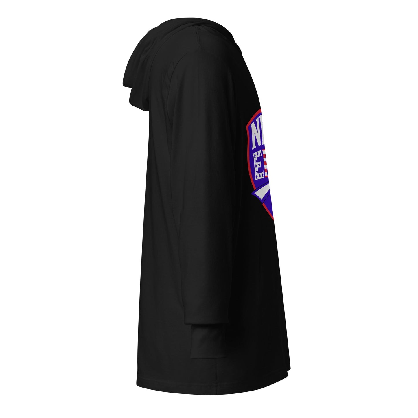Performance | Hooded Long Sleeve T Shirt | New Era Softball | Badge Logo