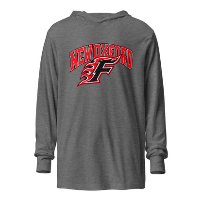 Performance | Hooded Long Sleeve T Shirt | New Oxford Girls Softball Association | Emblem Logo