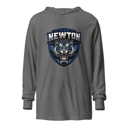 Performance | Hooded Long Sleeve T Shirt | Newton Youth football league | Shield Logo