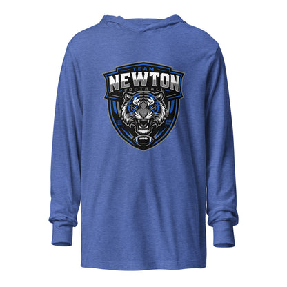 Performance | Hooded Long Sleeve T Shirt | Newton Youth football league | Shield Logo