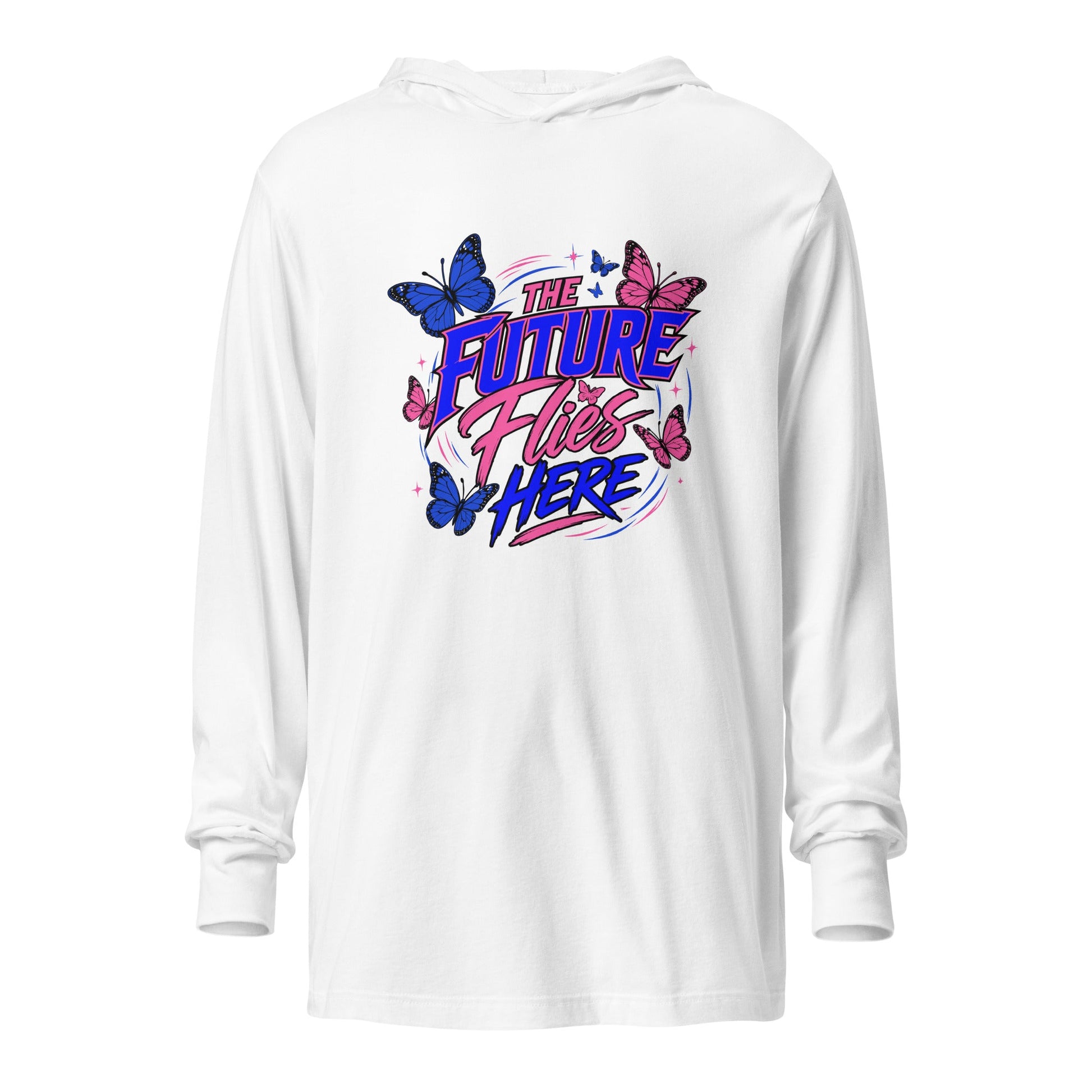 Performance | Hooded Long Sleeve T Shirt | Next Era Athletics | Wordmark Monarch Logo