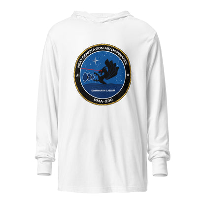 Performance | Hooded Long Sleeve T Shirt | Next Generation Air Dominance | Badge Logo