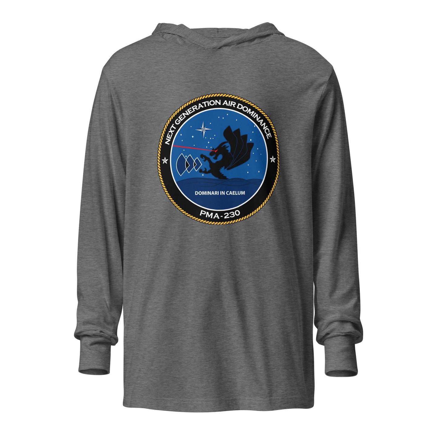 Performance | Hooded Long Sleeve T Shirt | Next Generation Air Dominance | Badge Logo