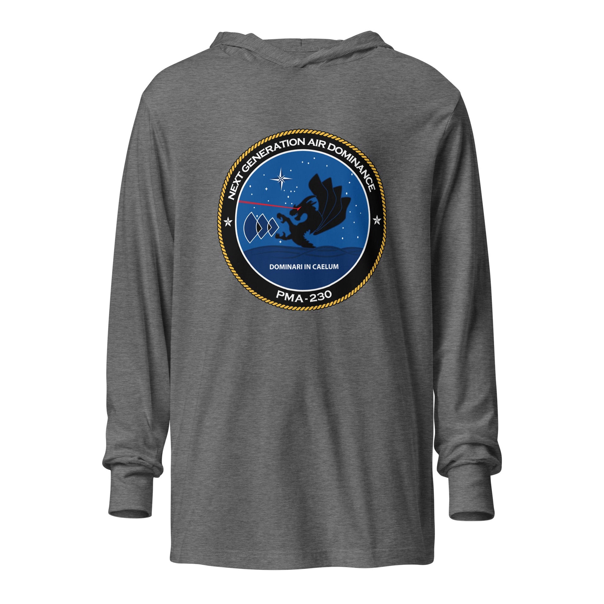 Performance | Hooded Long Sleeve T Shirt | Next Generation Air Dominance | Badge Logo