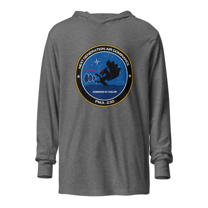 Performance | Hooded Long Sleeve T Shirt | Next Generation Air Dominance | Badge Logo