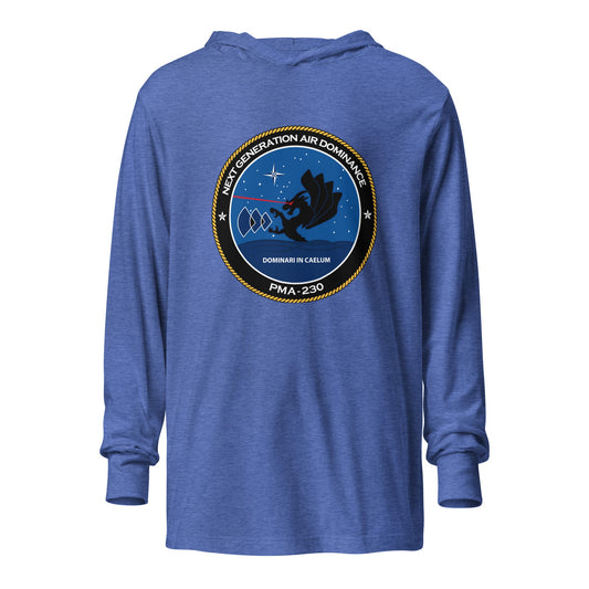 Performance | Hooded Long Sleeve T Shirt | Next Generation Air Dominance | Badge Logo
