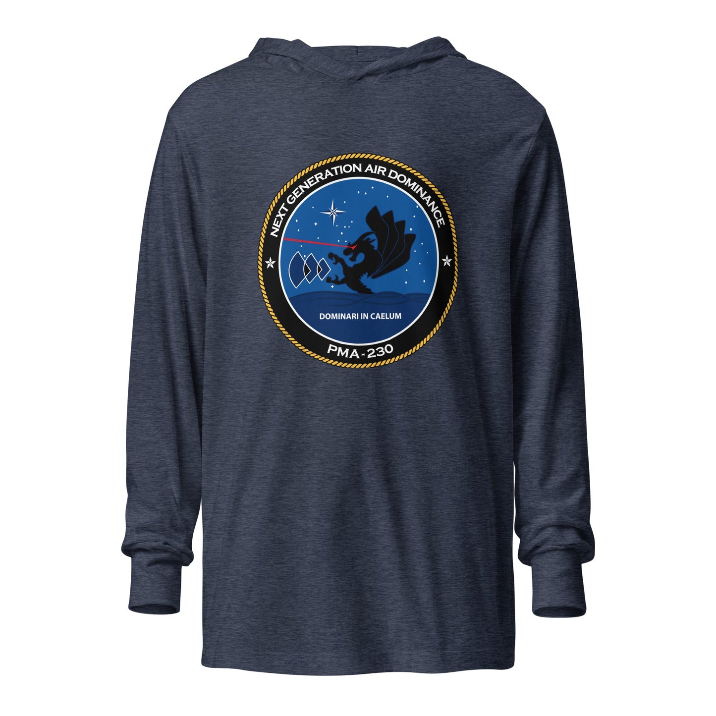 Performance | Hooded Long Sleeve T Shirt | Next Generation Air Dominance | Badge Logo