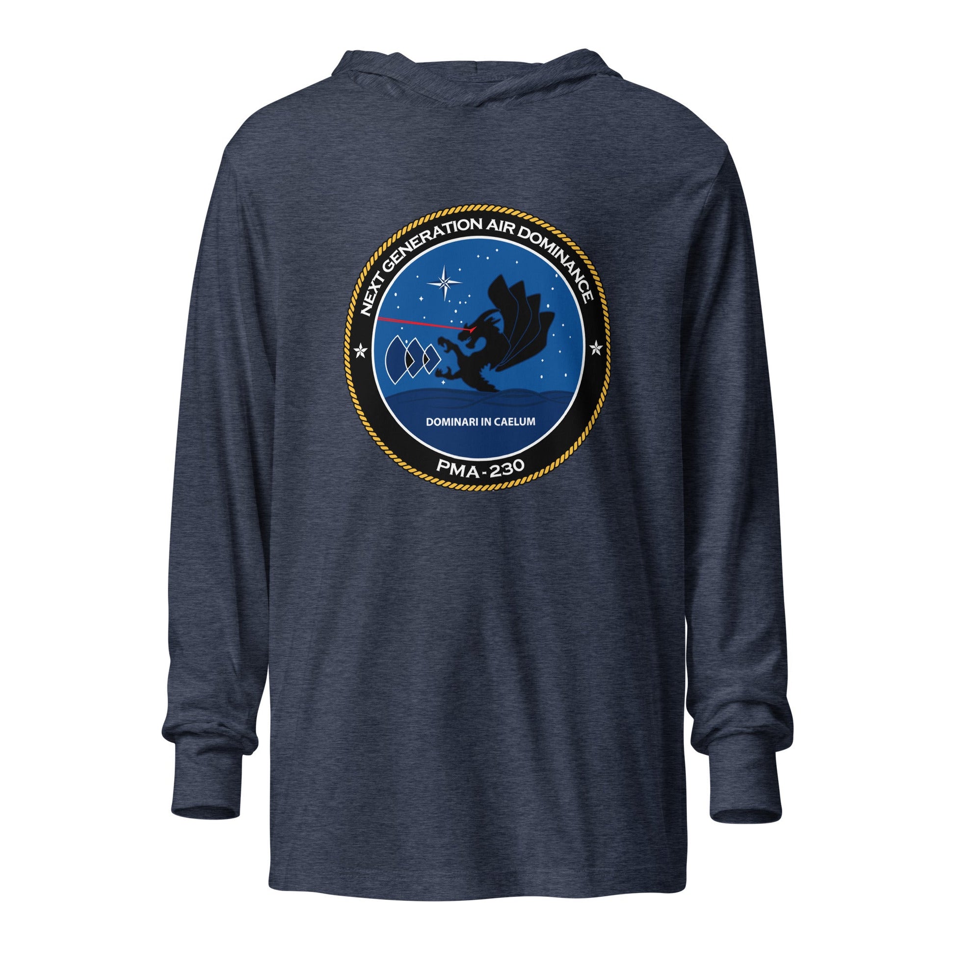 Performance | Hooded Long Sleeve T Shirt | Next Generation Air Dominance | Badge Logo