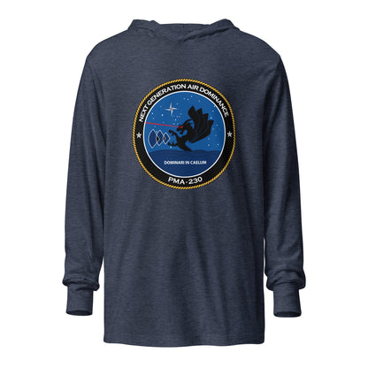 Performance | Hooded Long Sleeve T Shirt | Next Generation Air Dominance | Badge Logo