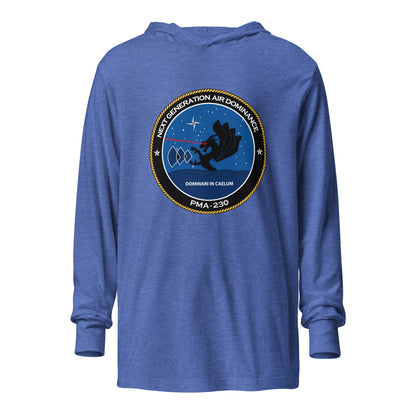 Performance | Hooded Long Sleeve T Shirt | Next Generation Air Dominance | Badge Logo