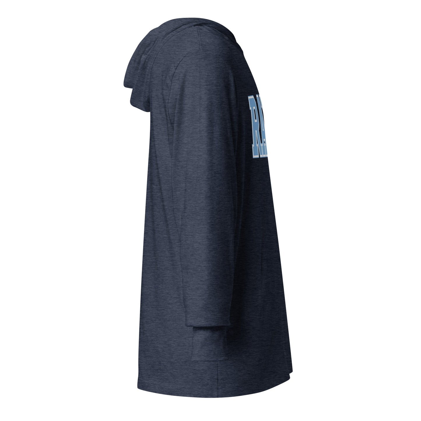Performance | Hooded Long Sleeve T Shirt | Next Level Rays | Block Logo