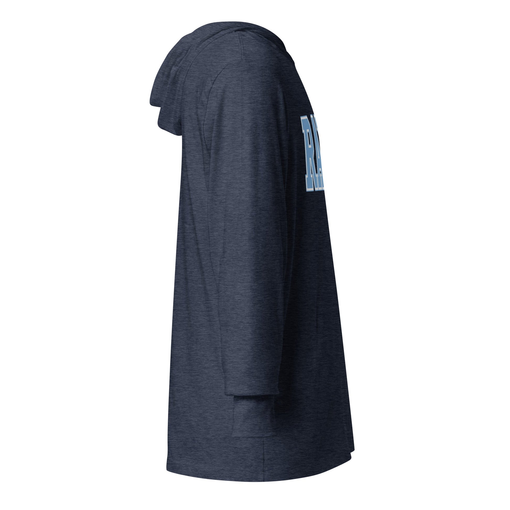 Performance | Hooded Long Sleeve T Shirt | Next Level Rays | Block Logo