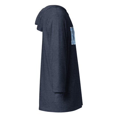 Performance | Hooded Long Sleeve T Shirt | Next Level Rays | Block Logo