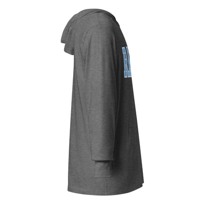 Performance | Hooded Long Sleeve T Shirt | Next Level Rays | Block Logo