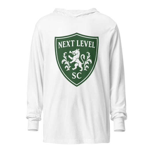 Performance | Hooded Long Sleeve T Shirt | Next Level SC | Shield Logo