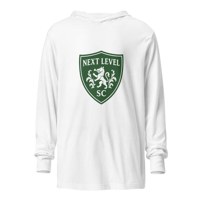Performance | Hooded Long Sleeve T Shirt | Next Level SC | Shield Logo