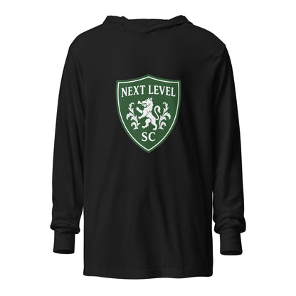Performance | Hooded Long Sleeve T Shirt | Next Level SC | Shield Logo