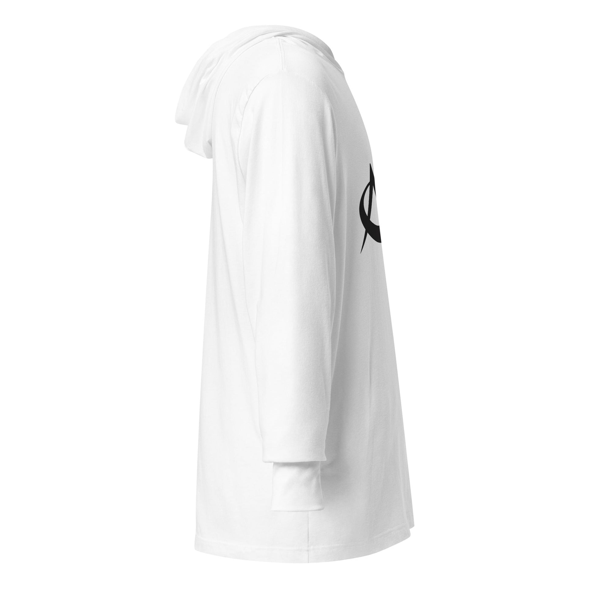 Performance | Hooded Long Sleeve T Shirt | Nimbus Baseball | Volt - Sphere Crest Logo