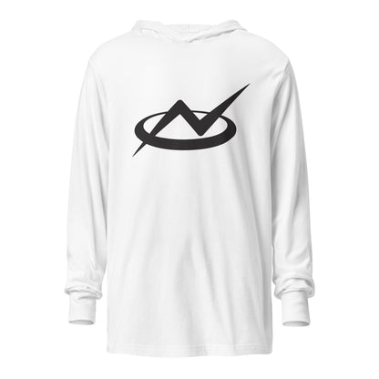 Performance | Hooded Long Sleeve T Shirt | Nimbus Baseball | Volt - Sphere Crest Logo