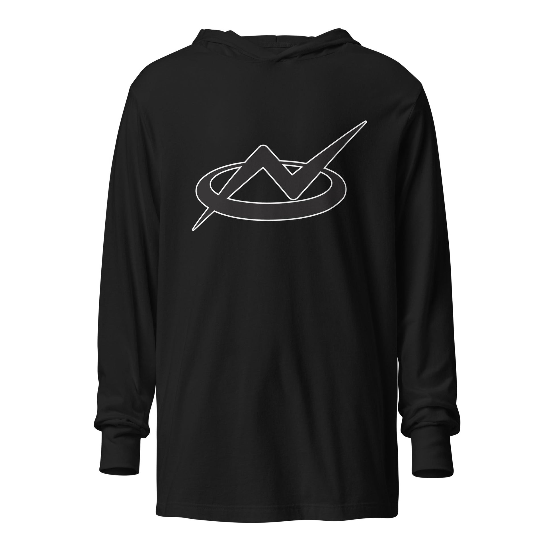 Performance | Hooded Long Sleeve T Shirt | Nimbus Baseball | Volt - Sphere Crest Logo