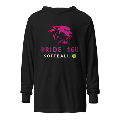 Performance | Hooded Long Sleeve T Shirt | NNY Pride Softball | Fastpitch Elite Logo