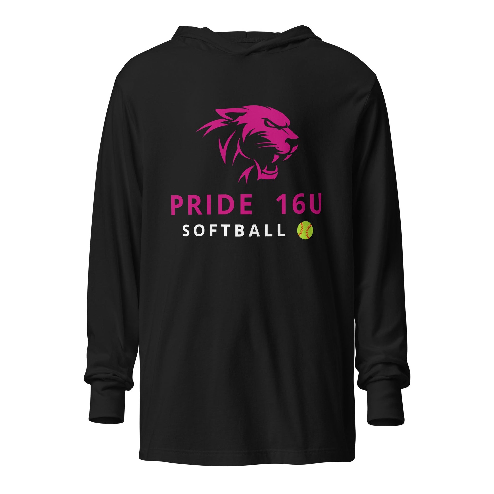 Performance | Hooded Long Sleeve T Shirt | NNY Pride Softball | Fastpitch Elite Logo