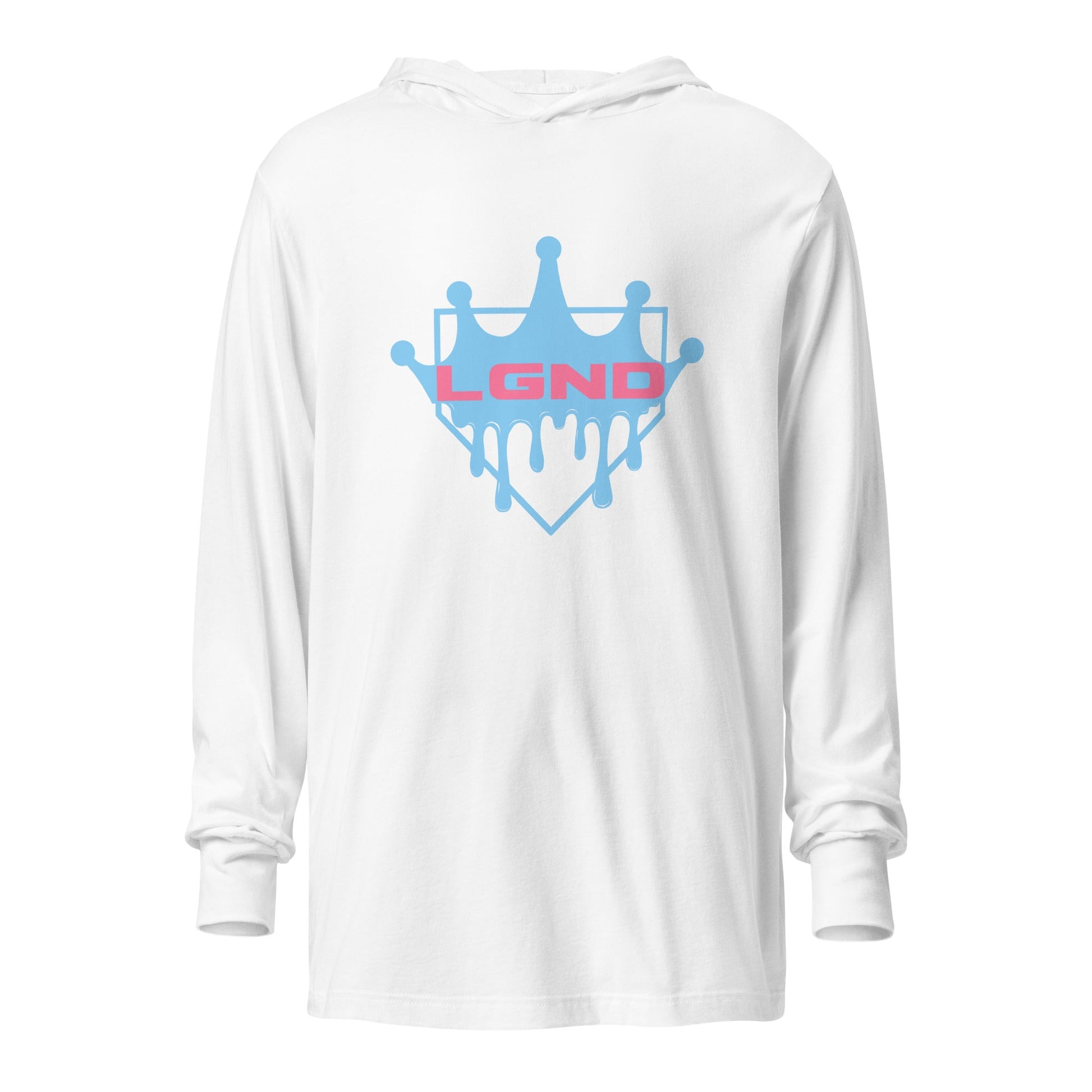 Performance | Hooded Long Sleeve T Shirt | Norcal Legend | Home Plate Logo