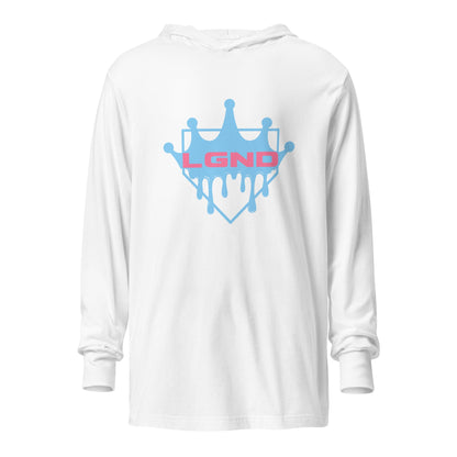 Performance | Hooded Long Sleeve T Shirt | Norcal Legend | Home Plate Logo