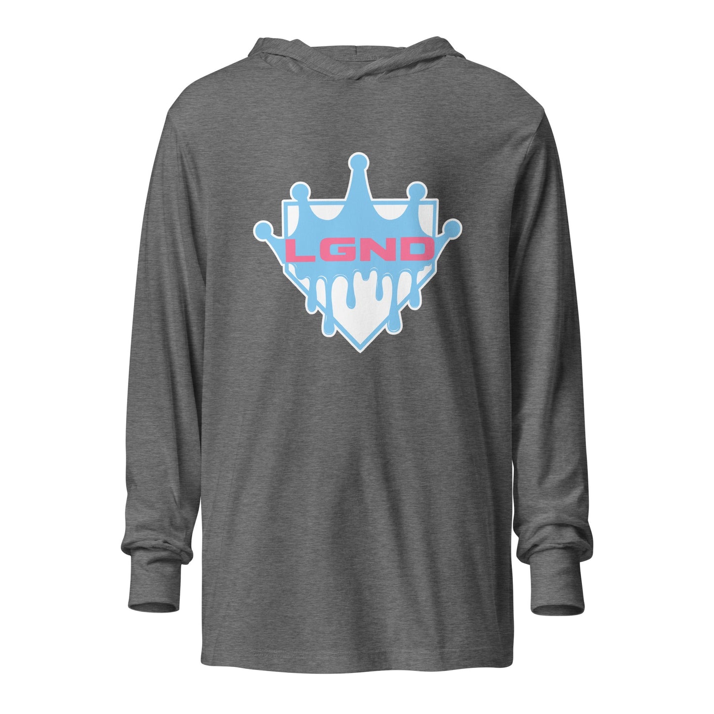 Performance | Hooded Long Sleeve T Shirt | Norcal Legend | Home Plate Logo