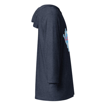 Performance | Hooded Long Sleeve T Shirt | Norcal Legend | Home Plate Logo