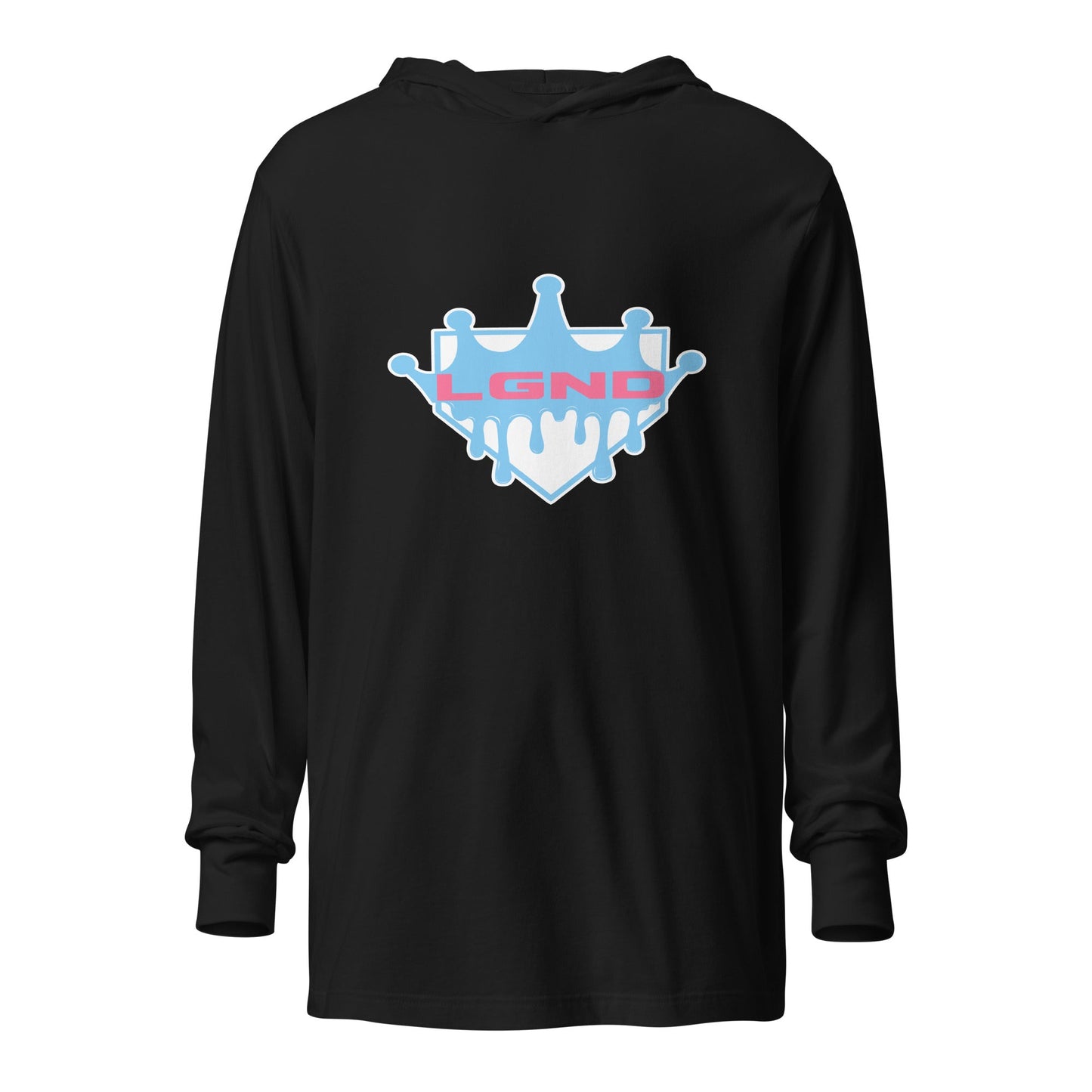 Performance | Hooded Long Sleeve T Shirt | Norcal Legend | Home Plate Logo