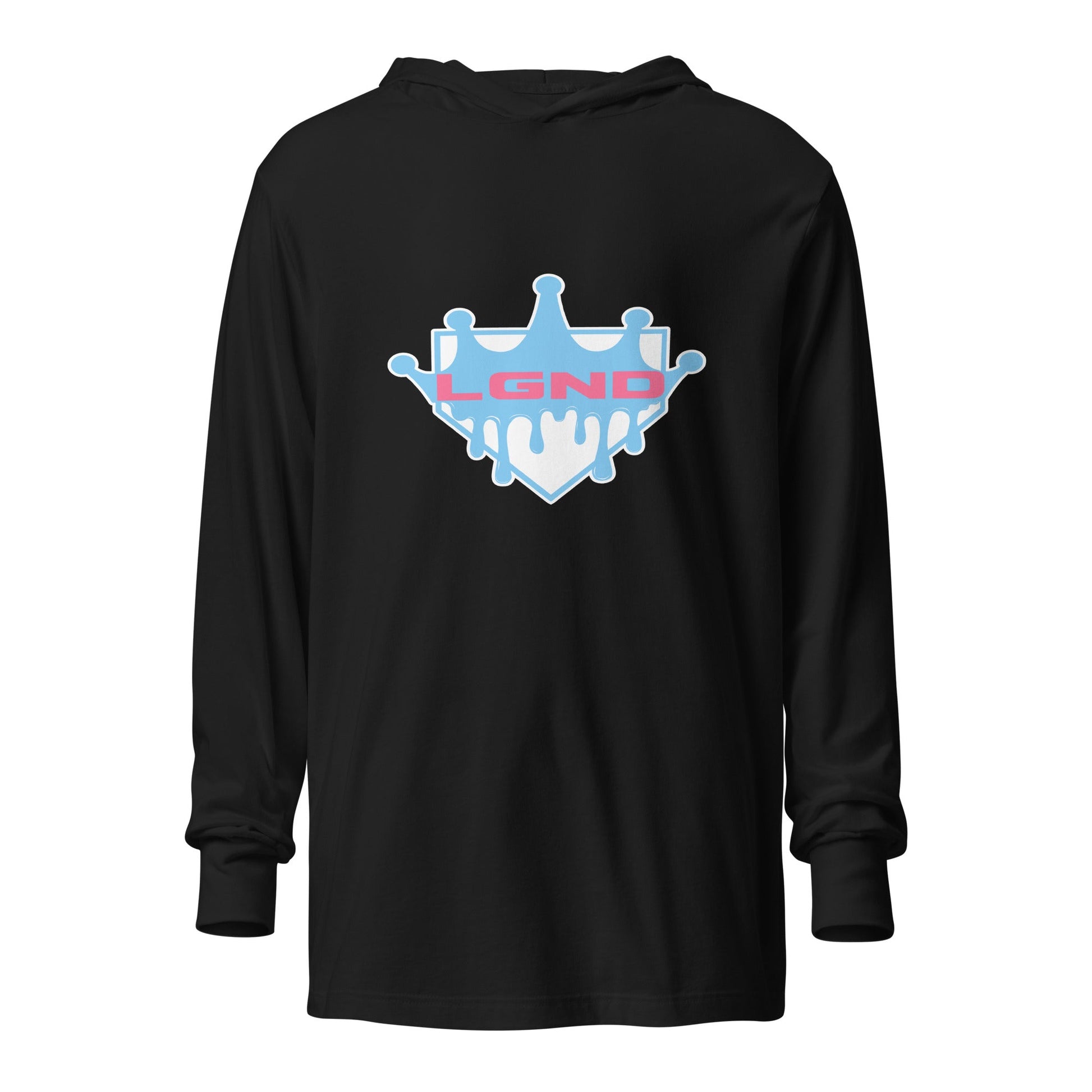 Performance | Hooded Long Sleeve T Shirt | Norcal Legend | Home Plate Logo