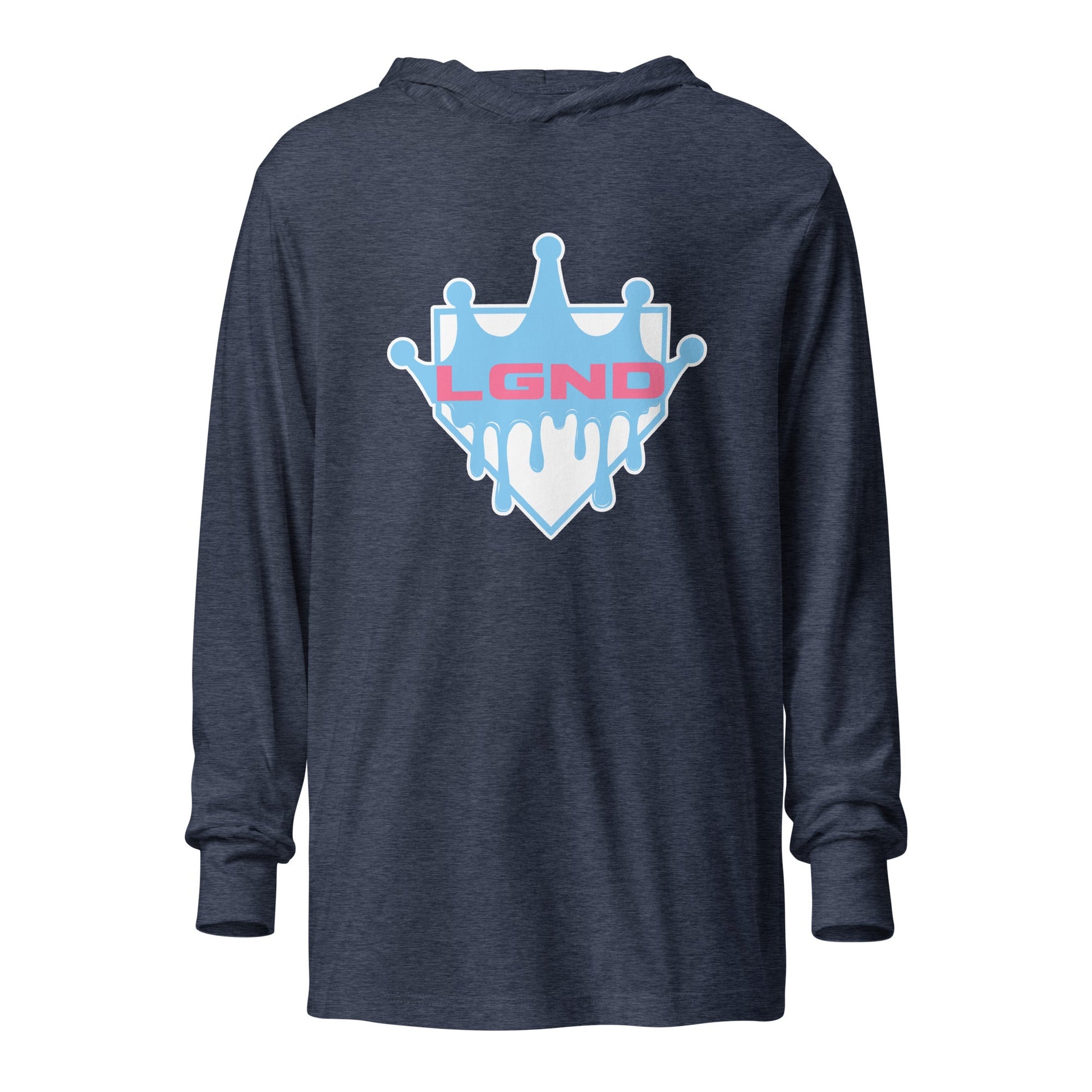 Performance | Hooded Long Sleeve T Shirt | Norcal Legend | Home Plate Logo