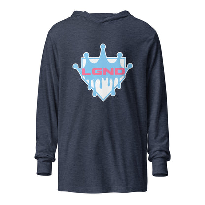 Performance | Hooded Long Sleeve T Shirt | Norcal Legend | Home Plate Logo