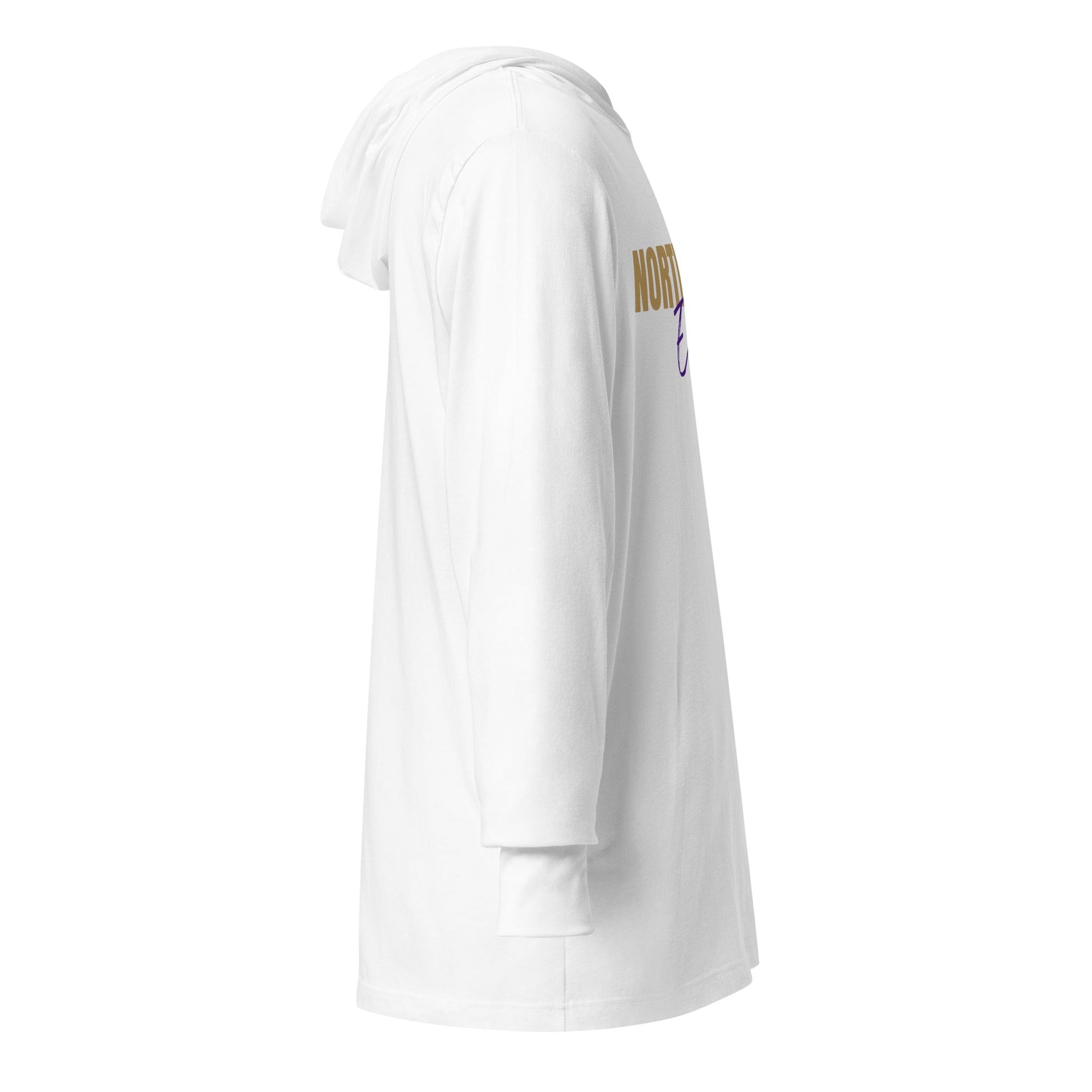 Performance | Hooded Long Sleeve T Shirt | North Coast Elite Inc | Alt Script Logo