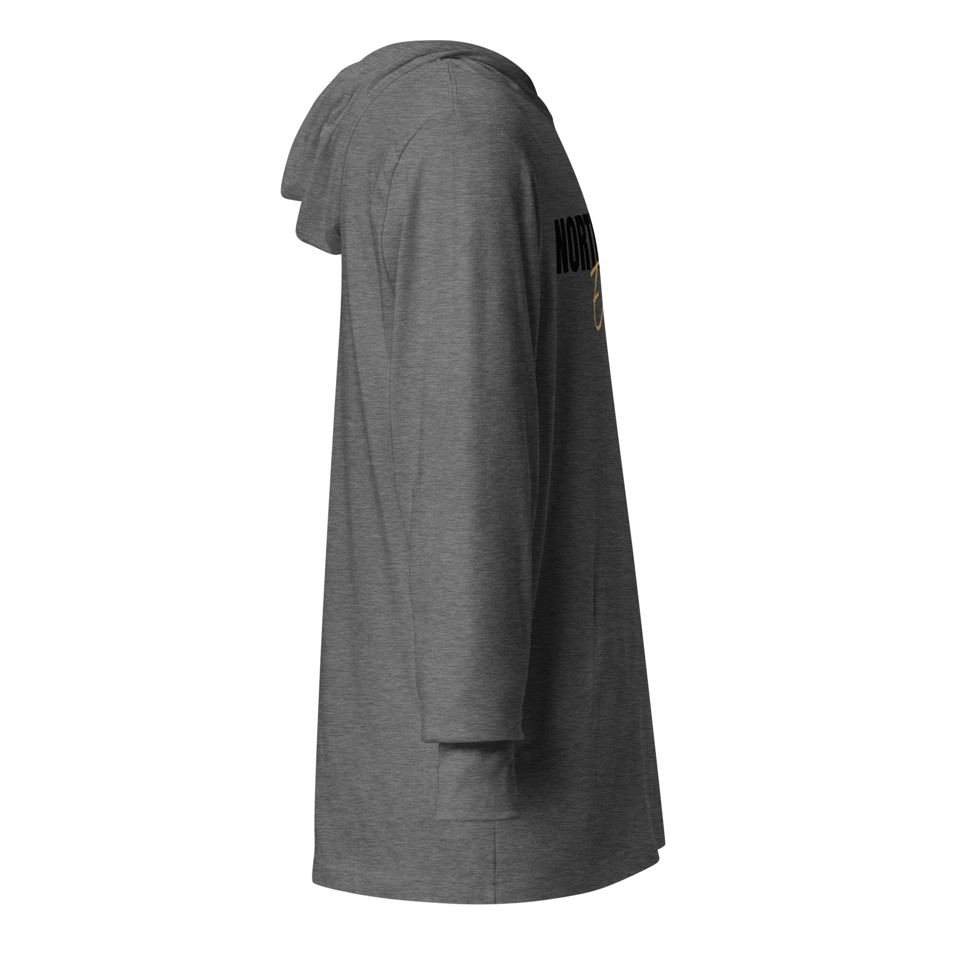 Performance | Hooded Long Sleeve T Shirt | North Coast Elite Inc | Script Logo