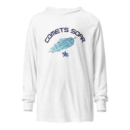 Performance | Hooded Long Sleeve T Shirt | Norton Elementary School | Comets Soar Logo