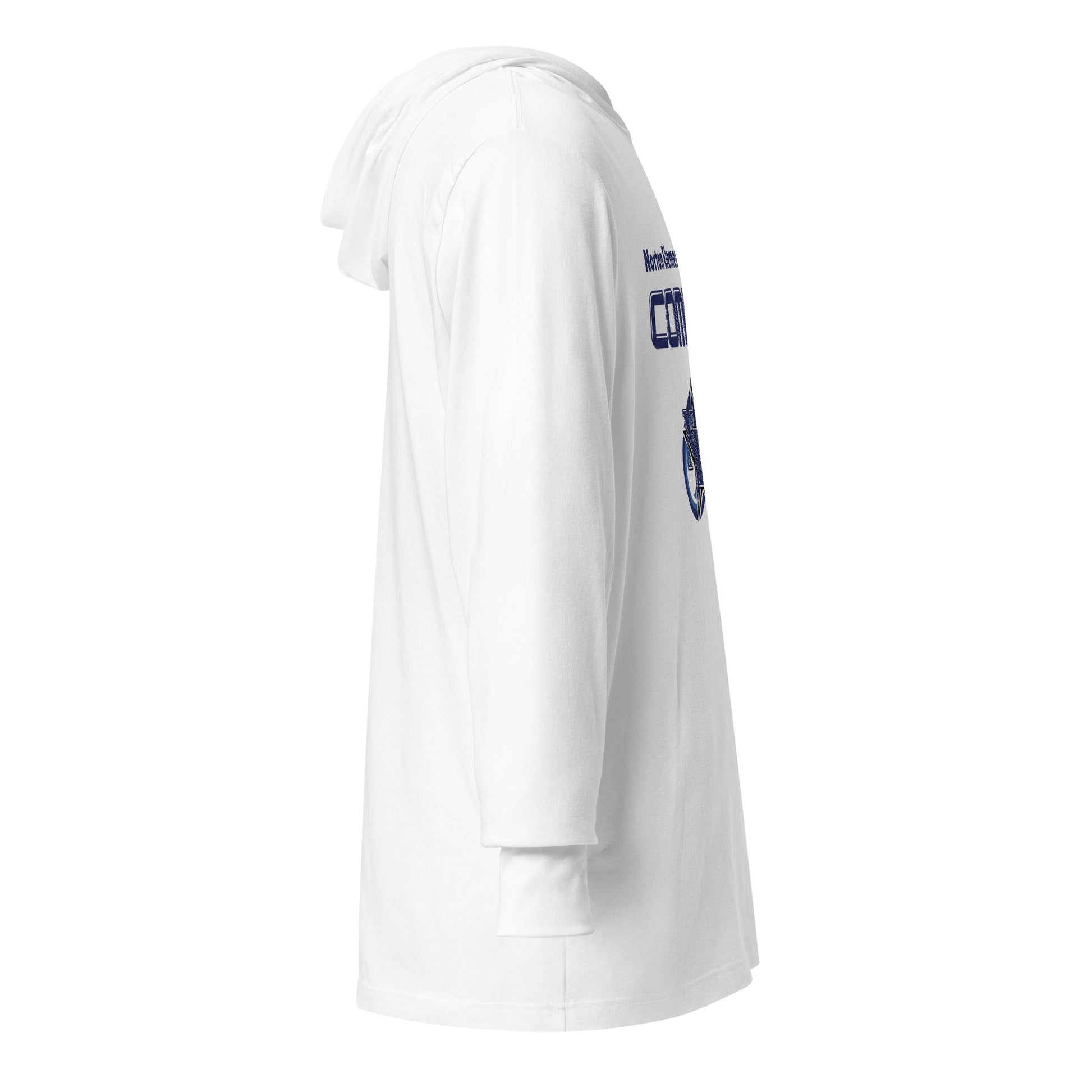 Performance | Hooded Long Sleeve T Shirt | Norton Elementary School | Space Script Logo
