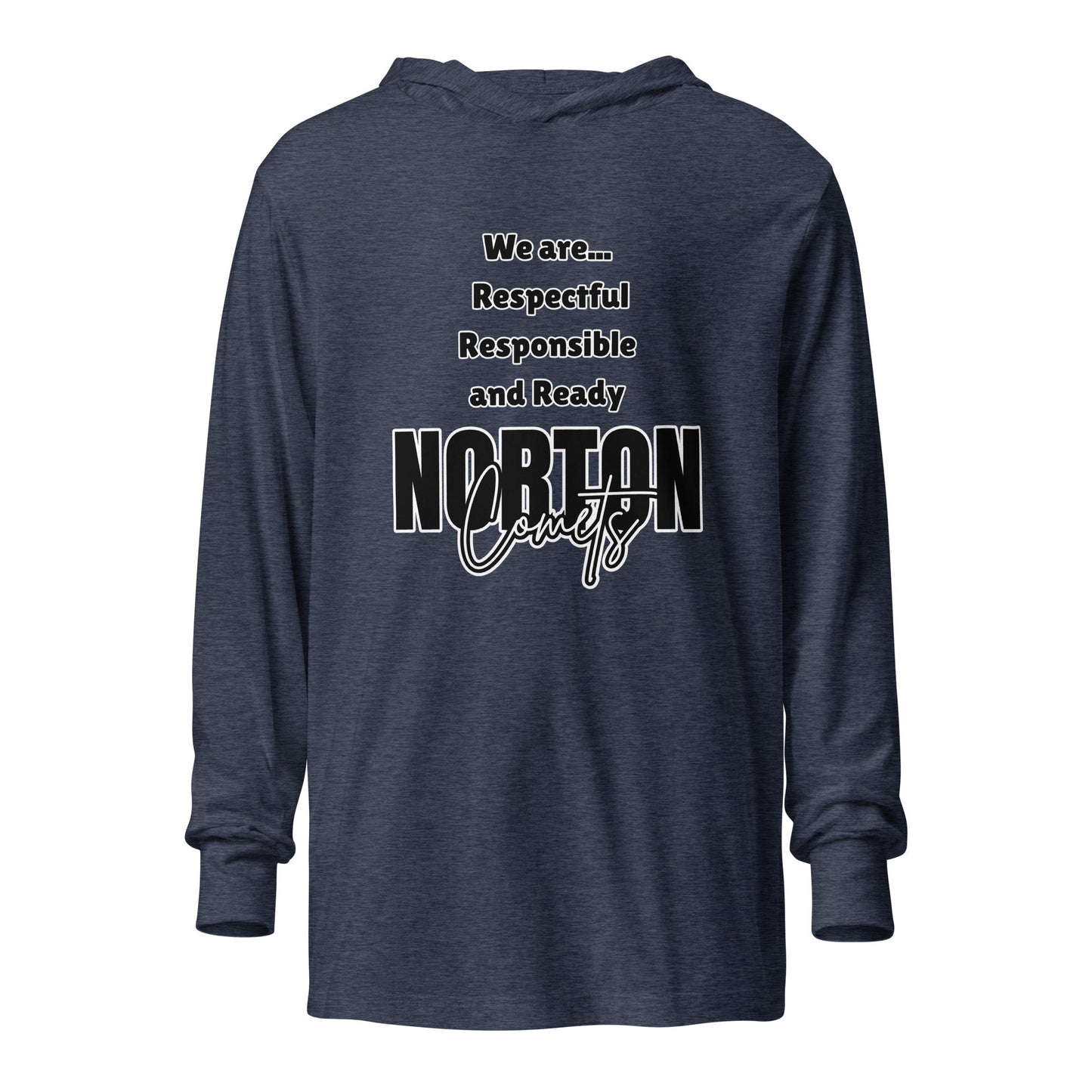 Performance | Hooded Long Sleeve T Shirt | Norton Elementary School | We are... Logo