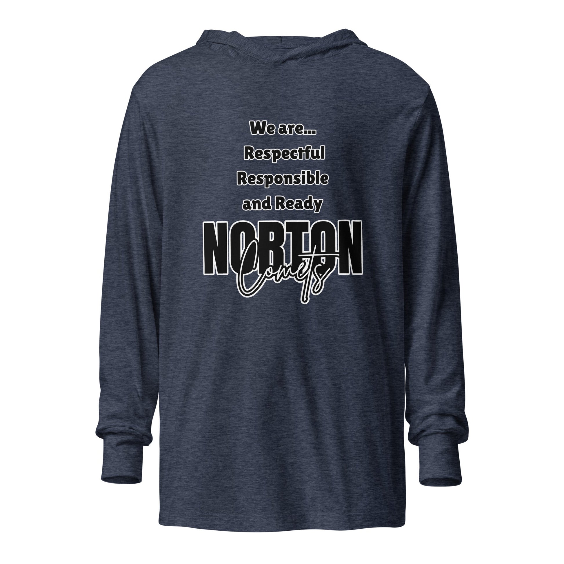 Performance | Hooded Long Sleeve T Shirt | Norton Elementary School | We are... Logo