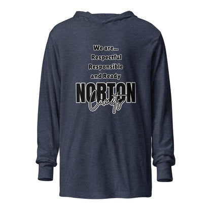Performance | Hooded Long Sleeve T Shirt | Norton Elementary School | We are... Logo