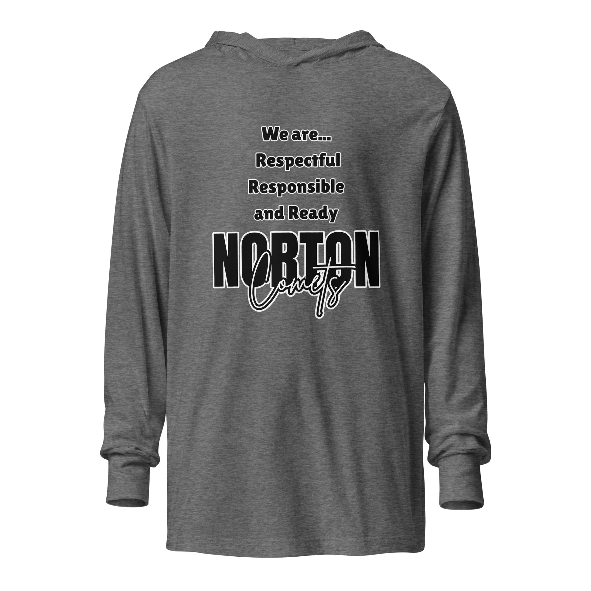Performance | Hooded Long Sleeve T Shirt | Norton Elementary School | We are... Logo