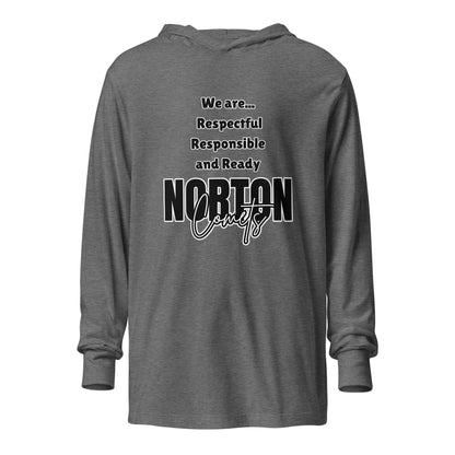 Performance | Hooded Long Sleeve T Shirt | Norton Elementary School | We are... Logo